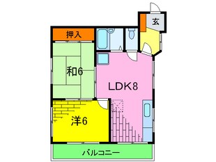 ハイツビレッジゲ－トの物件間取画像